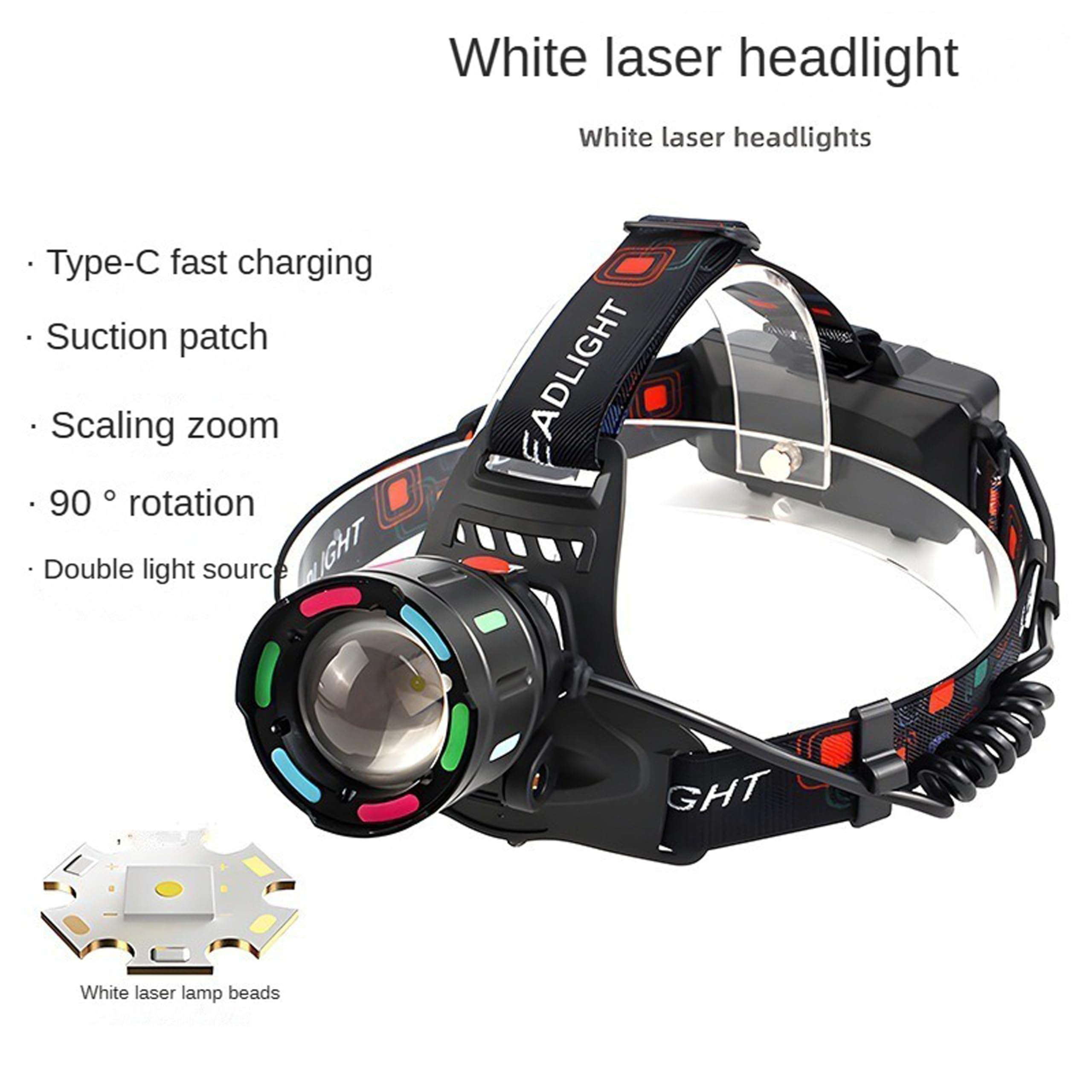 PO3TICJUNKI3 rechargeable led headlamp lumens super bright flashlight ...