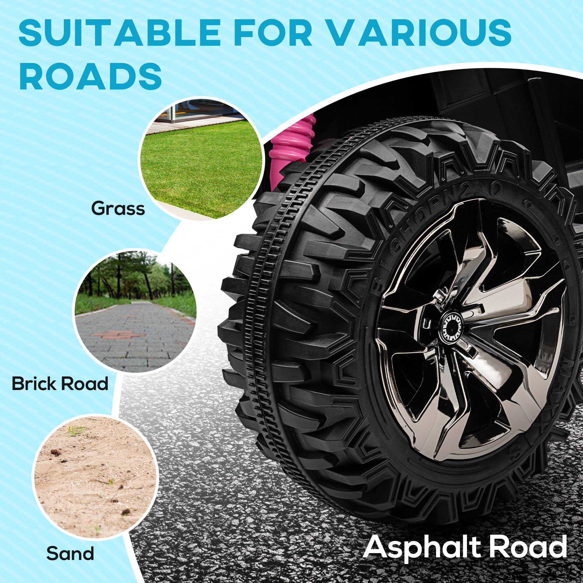 SUITABLE FOR VARIOUS ROADS

Grass  
Brick Road  
Sand  
Asphalt Road