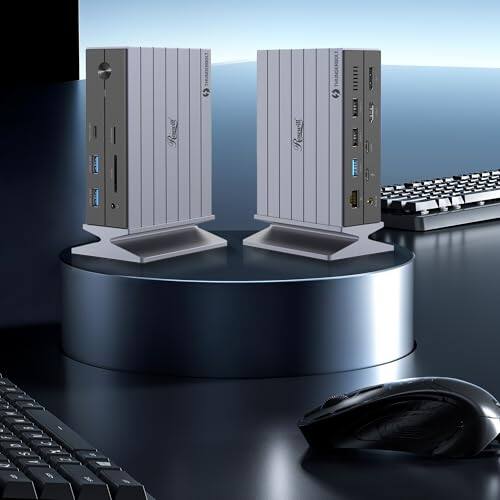 Alt View 5. Rosewill - Rosewill 14-in-1 TB4 Dock, 100W PD, 8K/3x4K, 40Gbps, Win/Mac, 135W Adapter - RHUB-TB14.