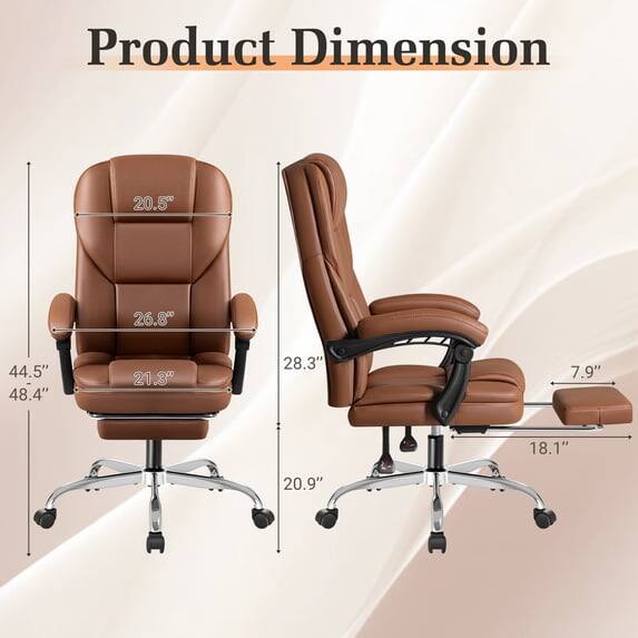 Product Dimension
20.5"
26.8"
44.5" x 48.4"
21.3"
28.3"
7.9"
18.1"
20.9"