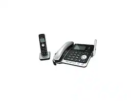 AT&T - TL86109 DECT 6.0 Digital 2-Line Answering System Cordless Phones - Black