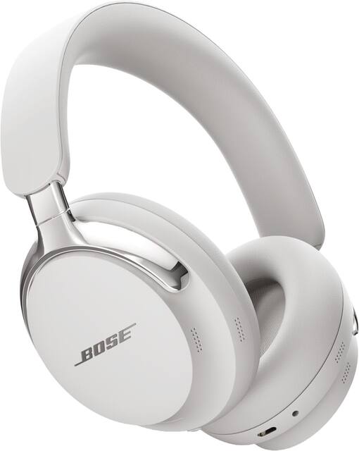 Bose - QuietComfort Ultra Headphones (2nd Gen) Wireless Noise Cancelling Over-Ear Headphones with Immersive Audio - White