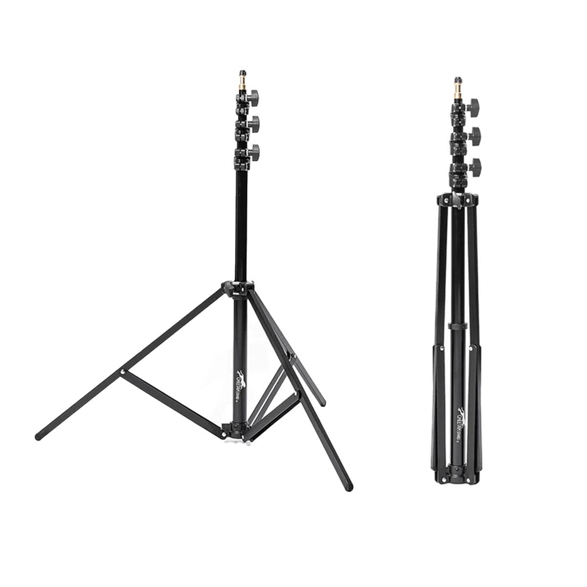 Front. CheetahStand - CheetahStand C8 3-Section Aluminum Stand, 2 Pack.
