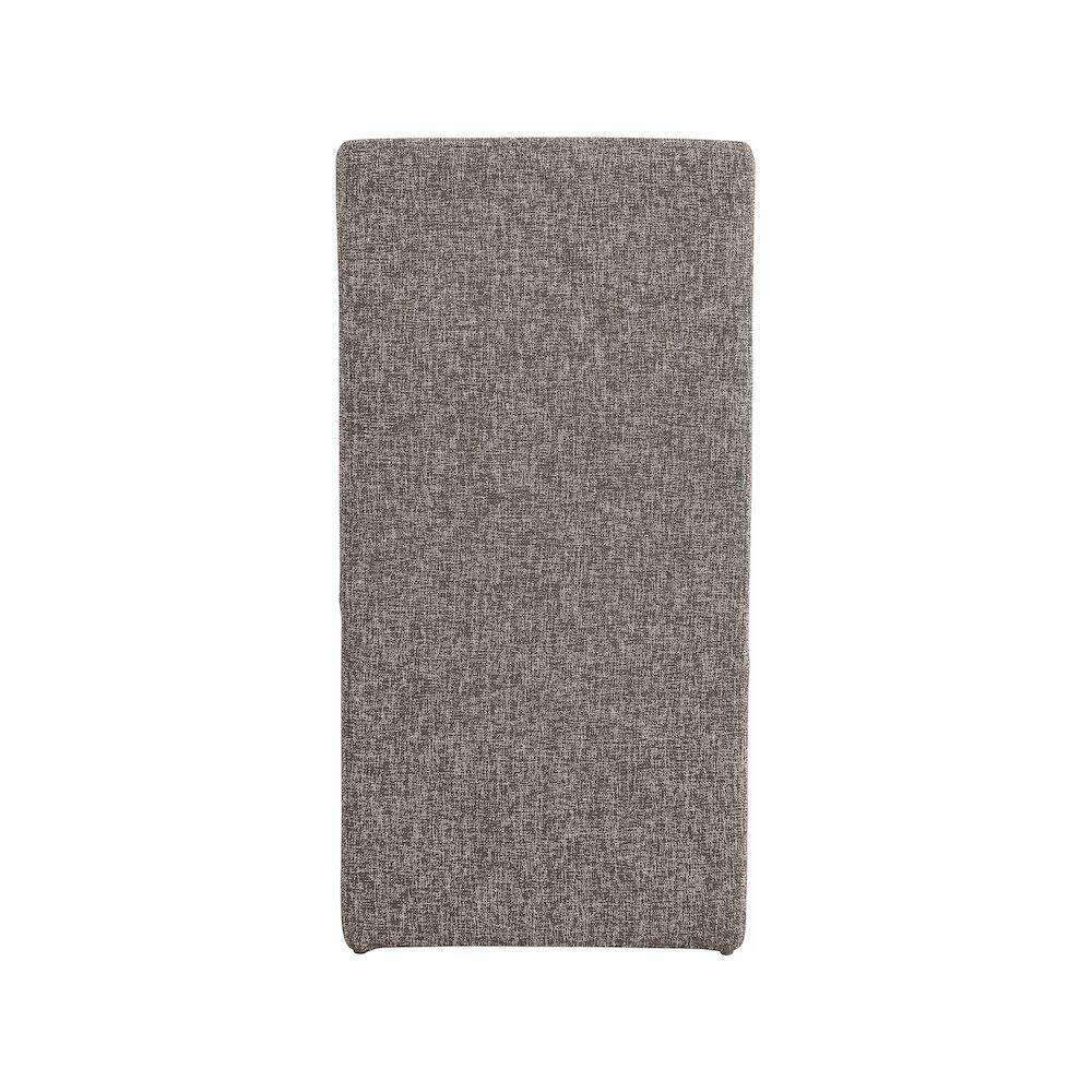 Alt View 1. Meridian Furniture - Benson Brown Linen Textured Fabric Dining Chair, Set of 2 - Brown.