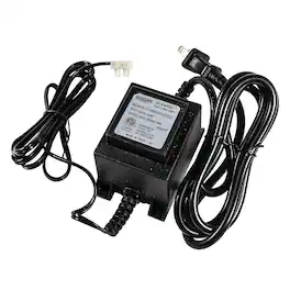 HQRP - Rainproof AC-AC Transformer 120V to 24VAC 2.5A 60W for Outdoor/Pool Lights, ETL Listed - Black