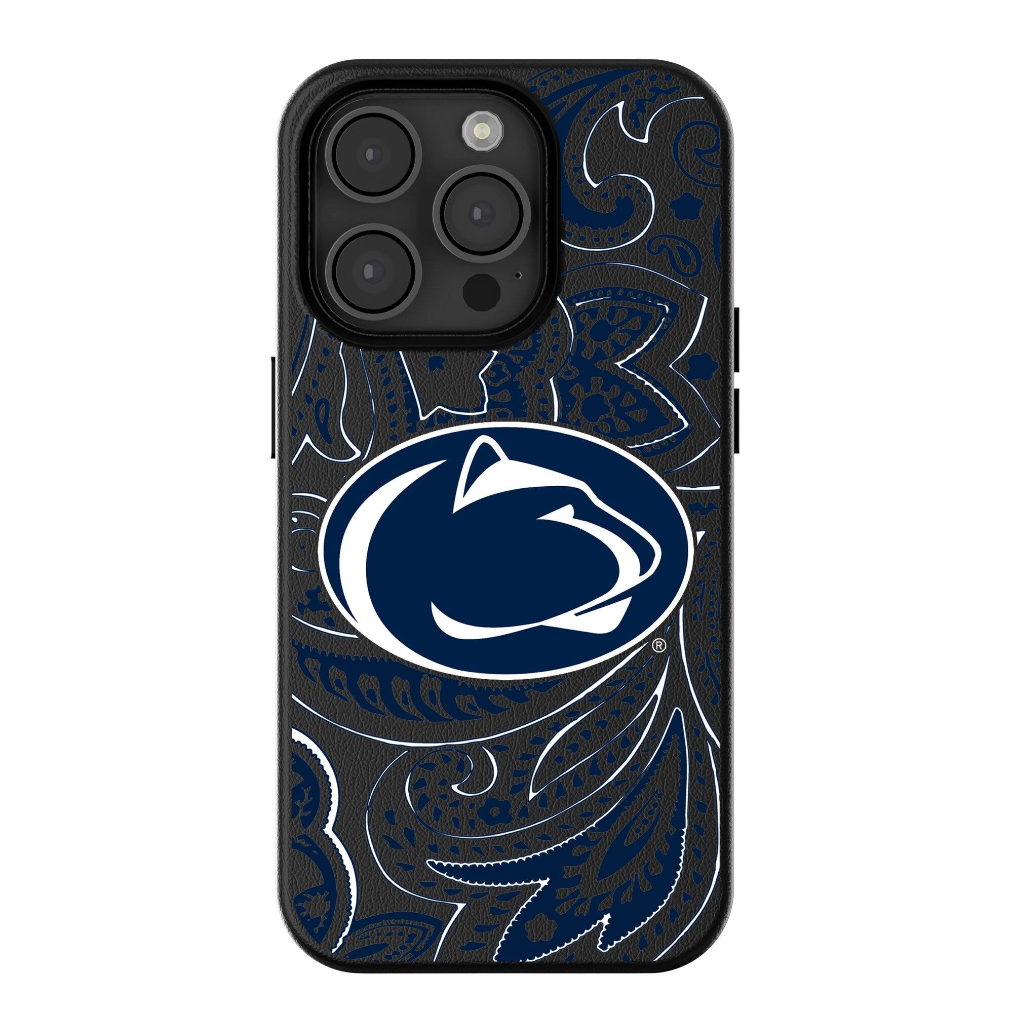 Keyscaper - NCAA - Penn State Nittany Lions Paisley iPhone Magnetic Bump Case - 15 - Black price history on PriceWatchPro