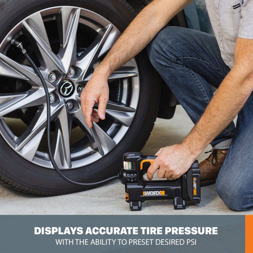 DISPLAYS ACCURATE TIRE PRESSURE  
WITH THE ABILITY TO PRESET DESIRED PSI