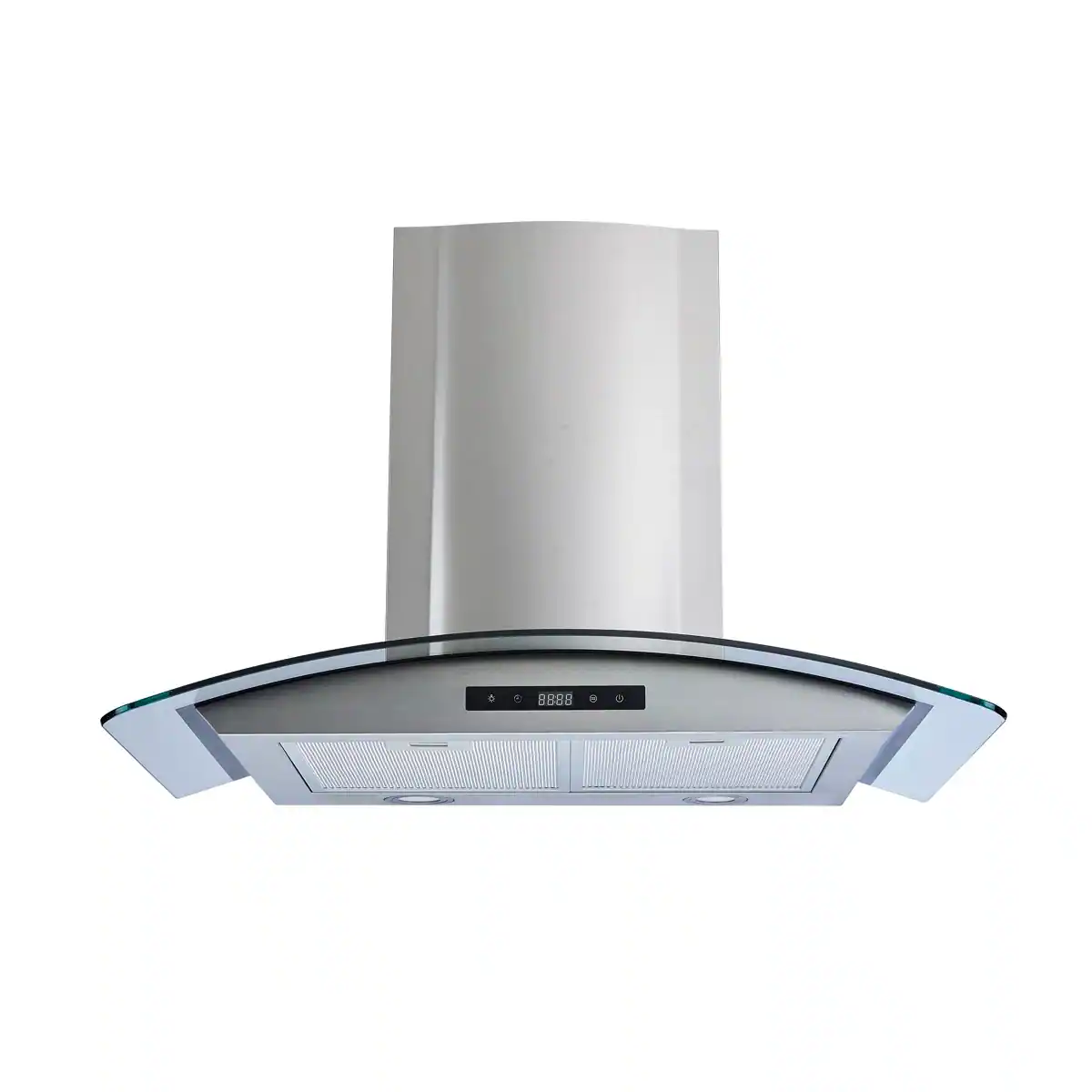 Front. Winflo - Winflo 30 inch Convertible 500 CFM Stainless Steel Wall Mount  Range Hood - Stainless Steel.
