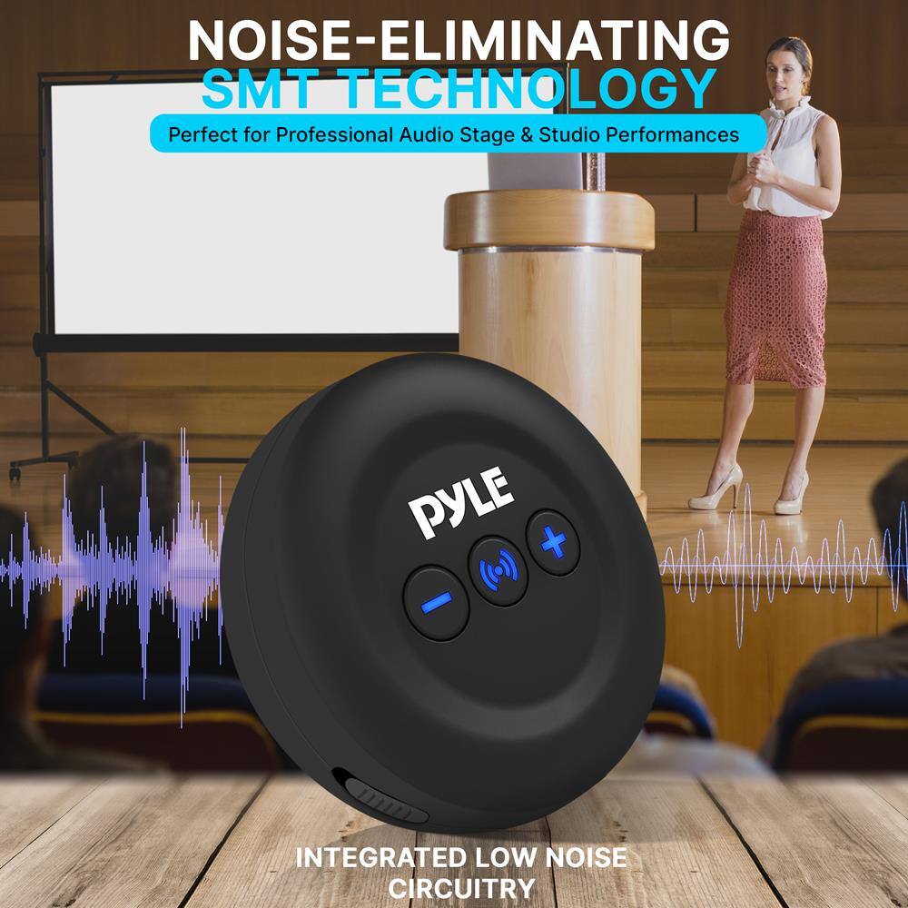 NOISE-ELIMINATING SMT TECHNOLOGY  
Perfect for Professional Audio Stage & Studio Performances  

PYLE  
INTEGRATED LOW NOISE CIRCUITRY