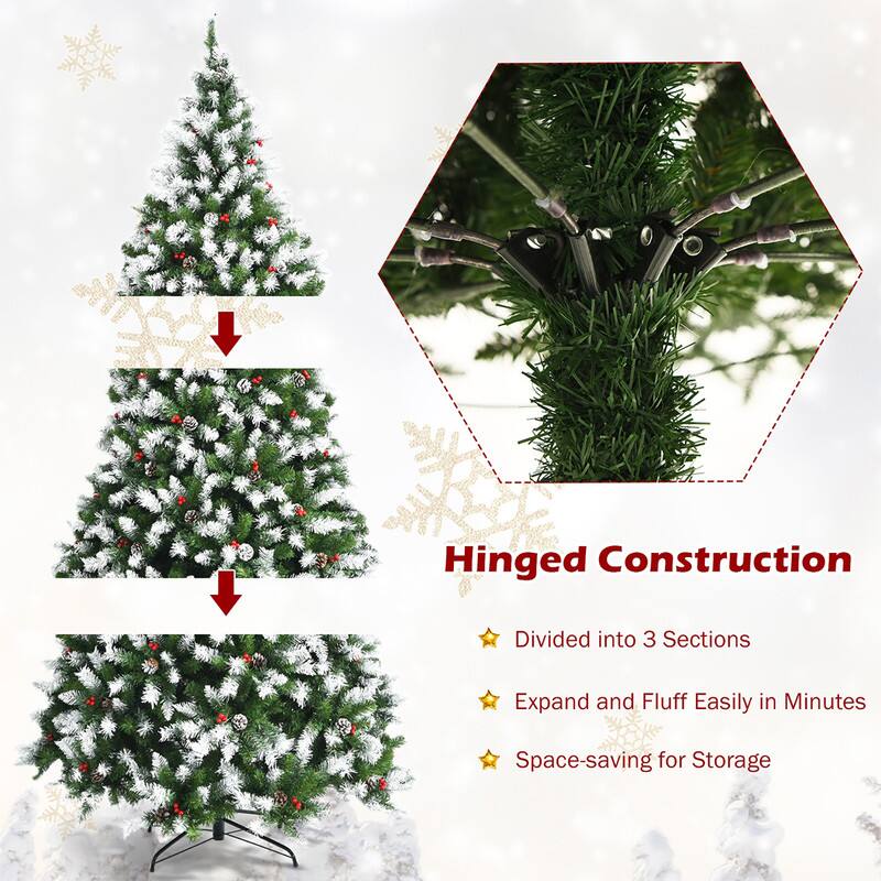 Hinged Construction  
Divided into 3 Sections  
Expand and Fluff Easily in Minutes  
Space-saving for Storage