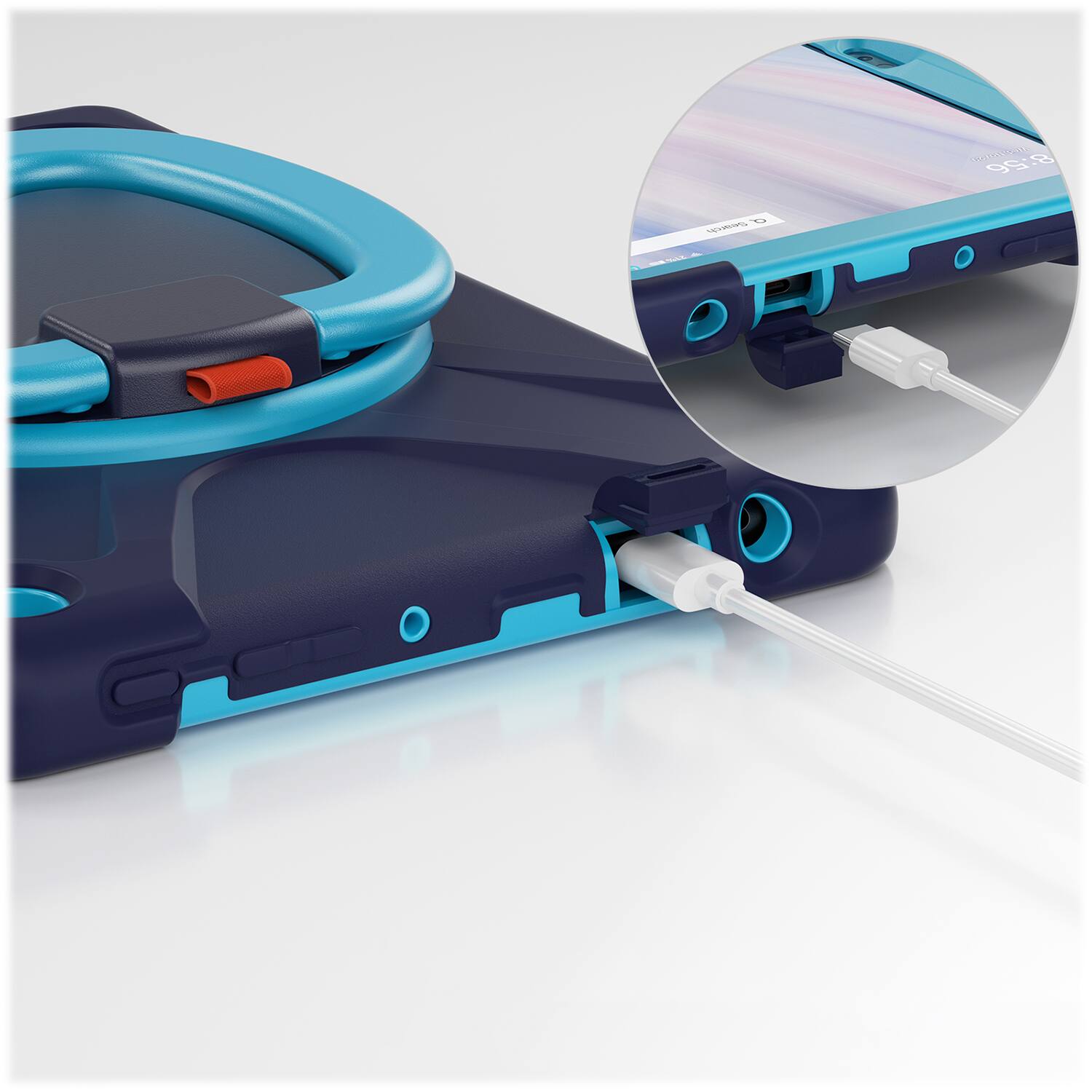 Alt View 16. SaharaCase - SpLaSh Series Heavy Duty Case for Amazon Fire HD 10 (2023) - Blue.