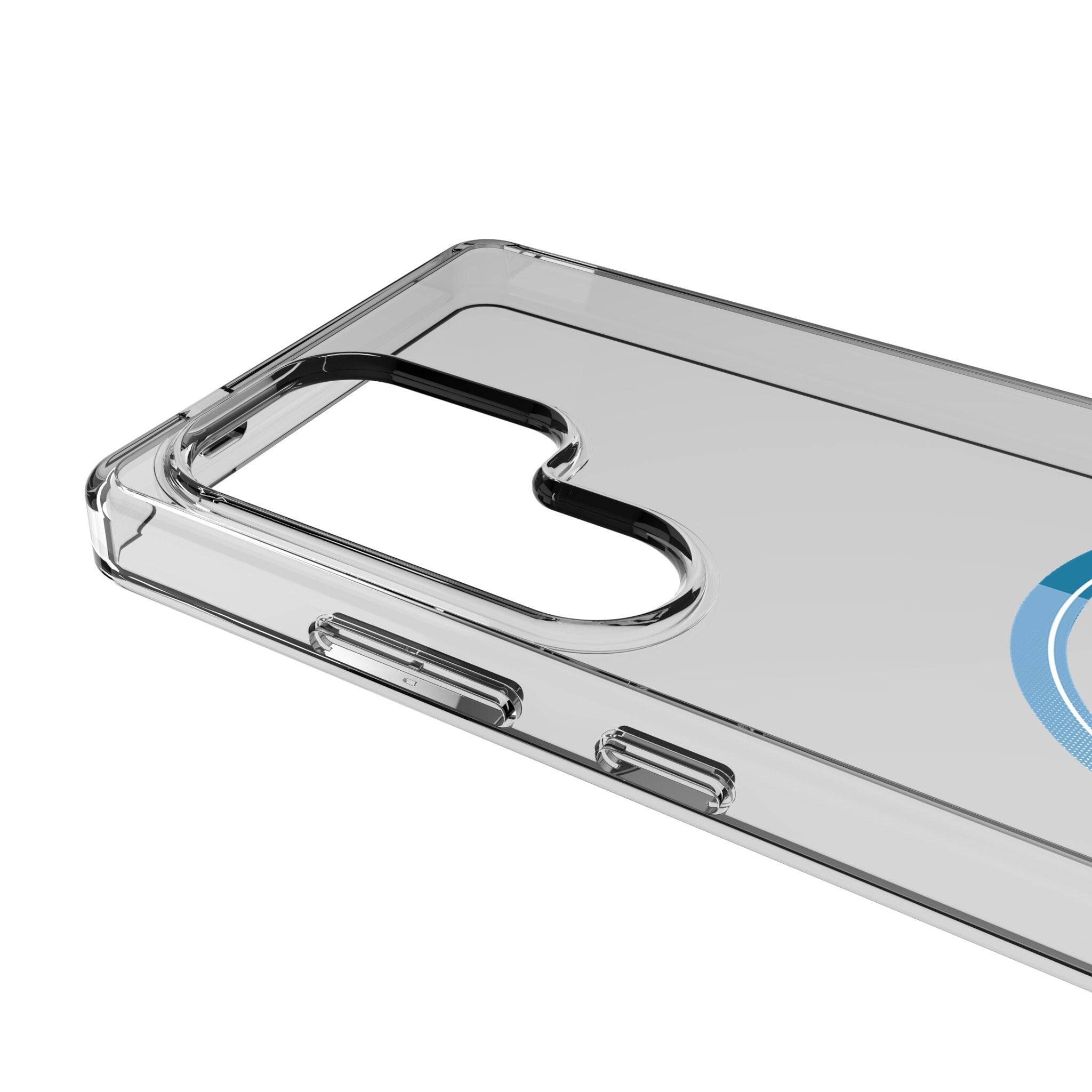 Left. Keyscaper - Marvel Badge Clear Phone Case - Samsung Galaxy S25 - Fantastic Four 1.