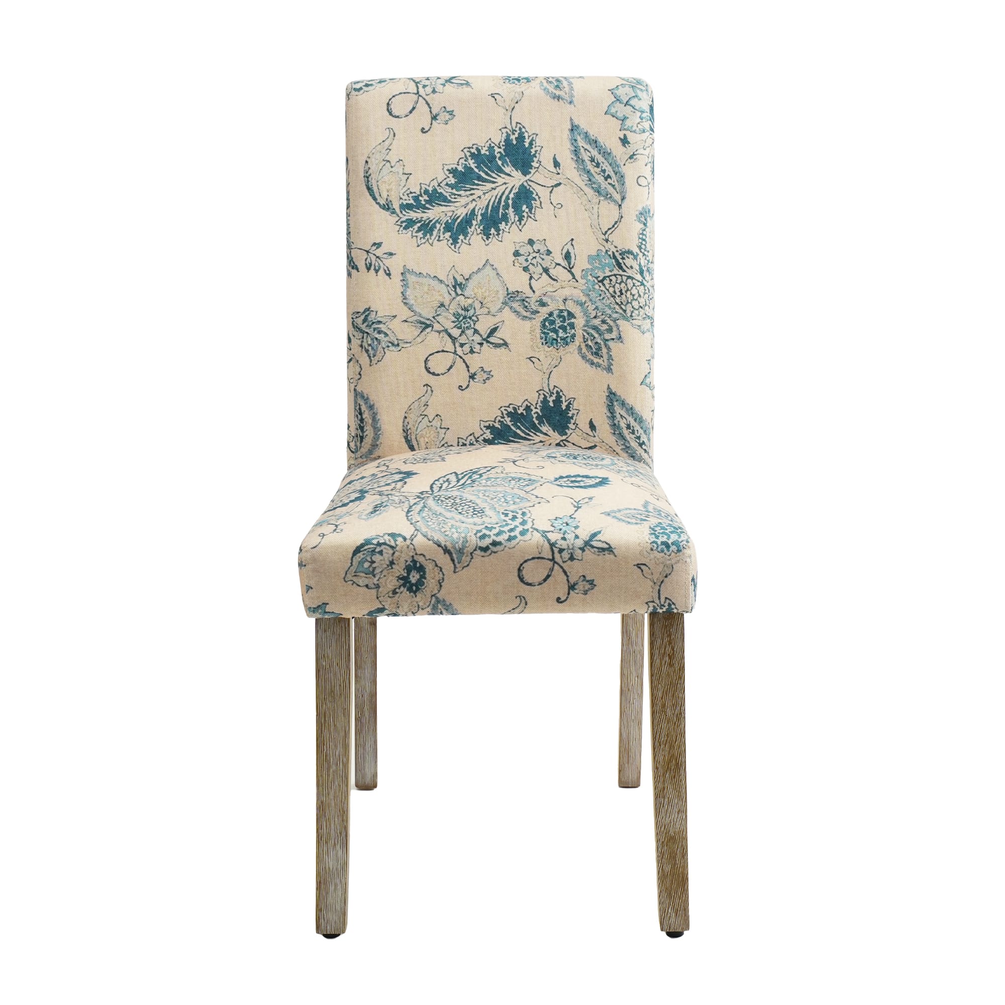 FERPIT - 2 Pack Stylish Modern Upholstered Dining Chairs - Flower