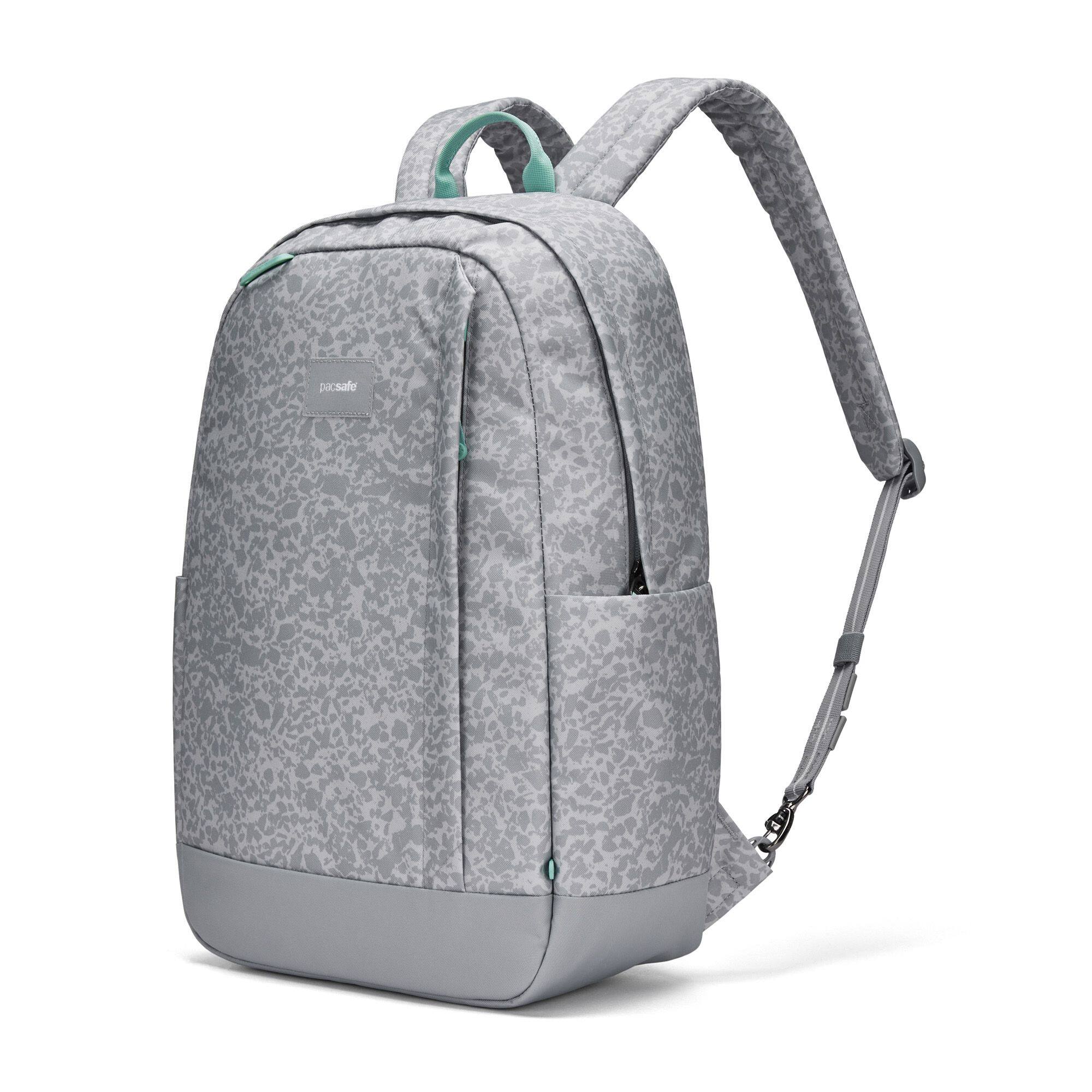 Left. Pacsafe - GO Anti Theft 25L Backpack - Meteor Ice.