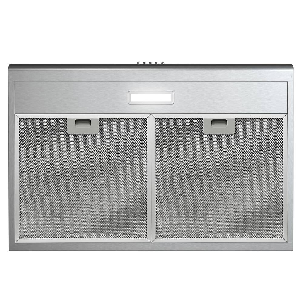 Alt View 7. Streamline - 30 in. Giovanni Convertible Undermount 80 CFM Range Hood, Mesh Filters, Push Button Control, LED Light - Brushed Stainless Steel.