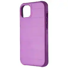 Front. Verizon - Verizon Rugged Case for Apple iPhone 14 Plus - Mulberry (Purple) - Purple.