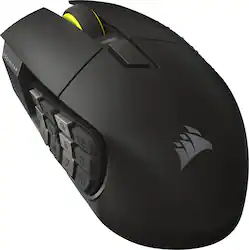 CORSAIR - Scimitar Elite Wireless SE Gaming Mouse with 16 Programmable Buttons - Wireless - Gun Metal Black - Front_Zoom
