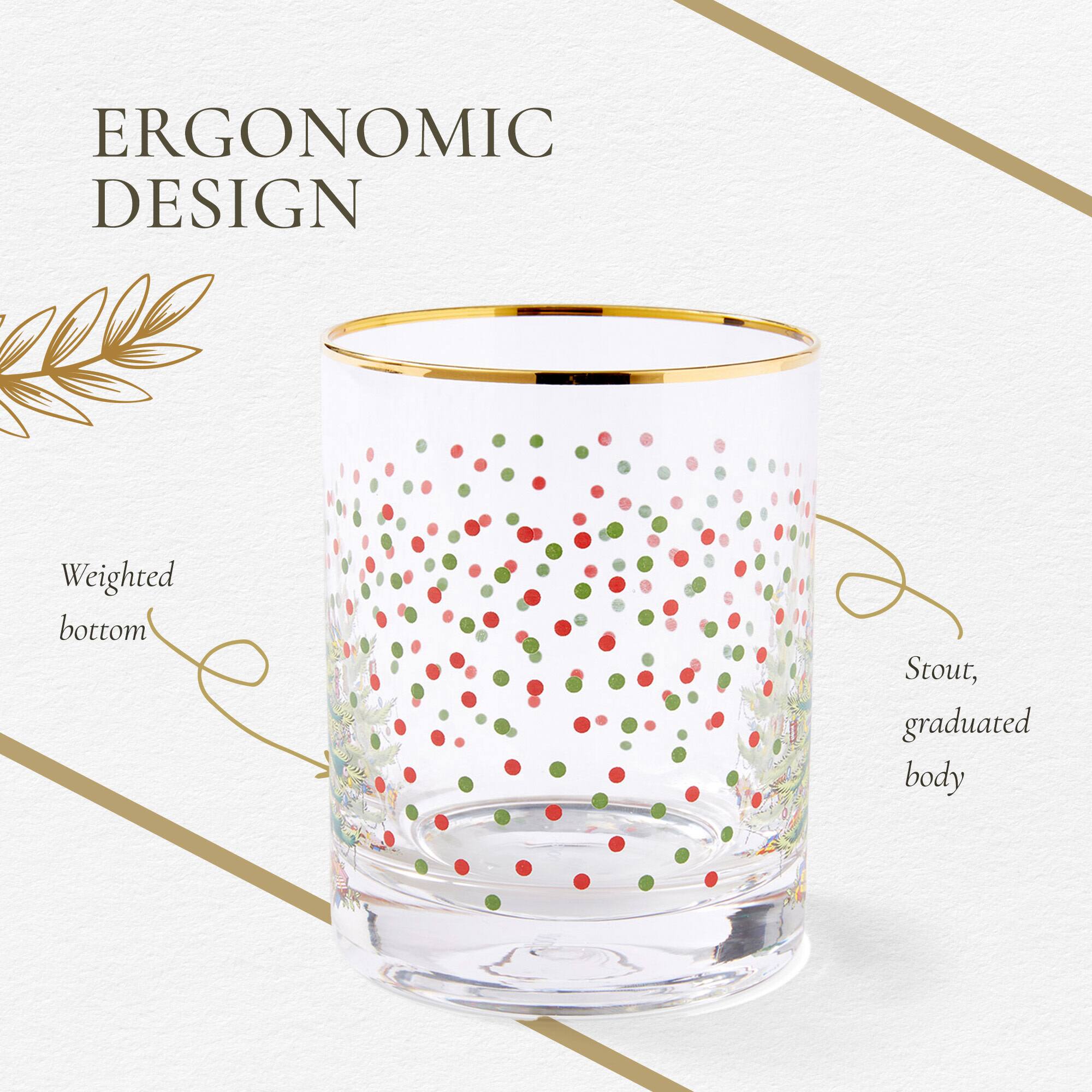 ERGONOMIC DESIGN

Weighted bottom

Stout, graduated body