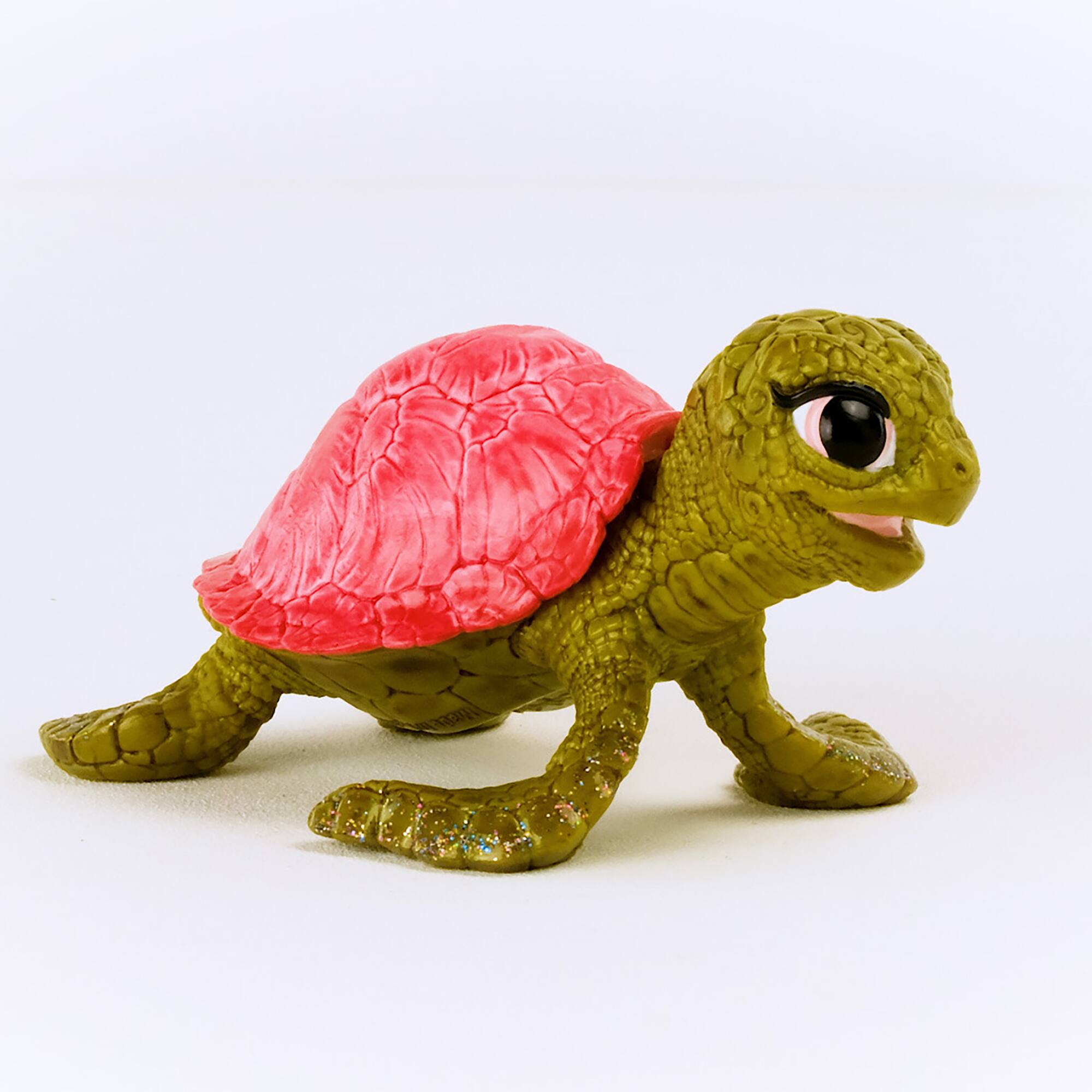 Left. Schleich - Bayala: Pink Sapphire Turtle.