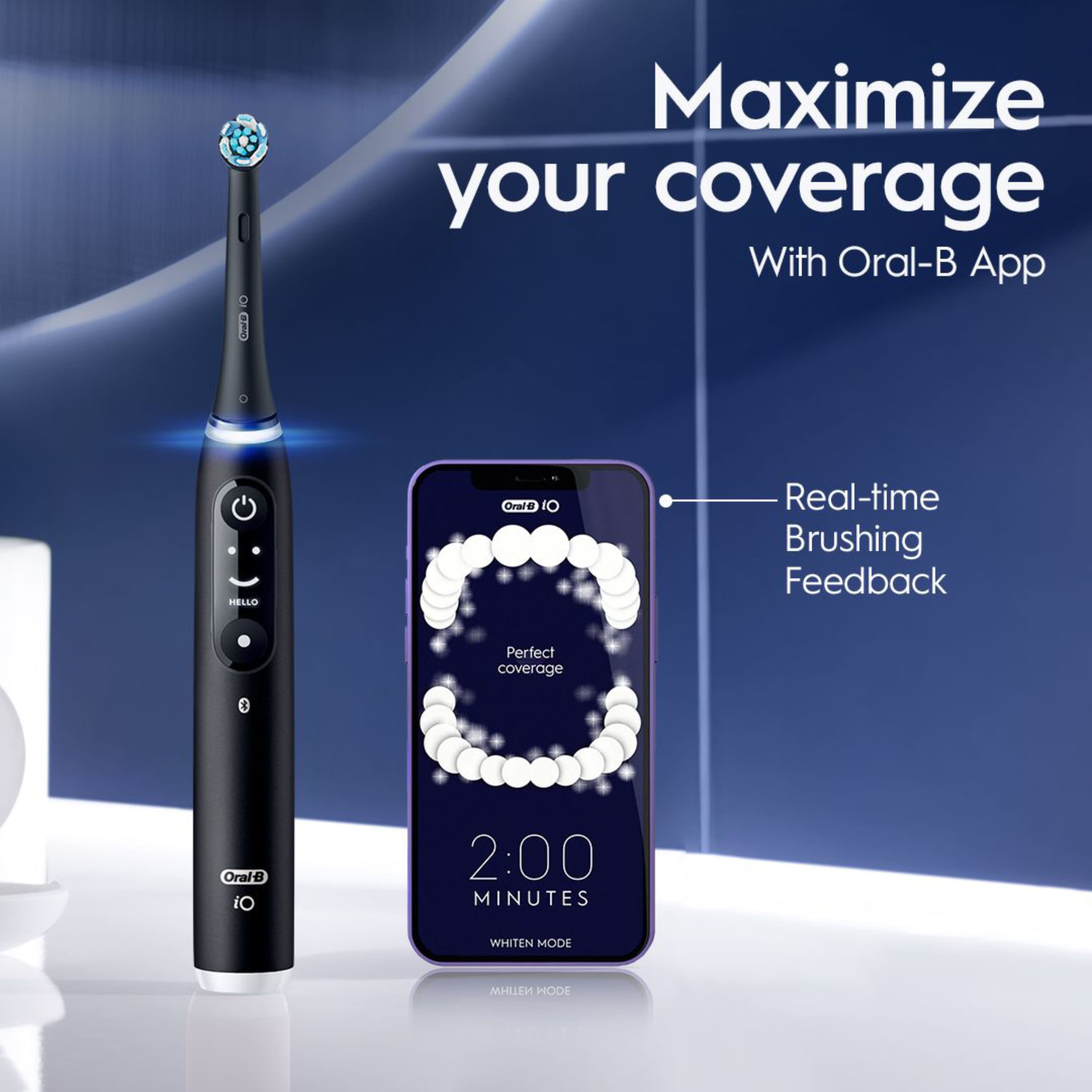 Oral-B iO Series 6s ブラック Oral-B iO Series 6 Electric Toothbrush, Black Lava | Oral-B