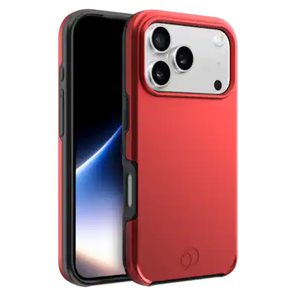 Front. Nimbus9 - Cirrus 3 MagSafe Case for Apple iPhone 18 Pro / 17 Pro - Red.
