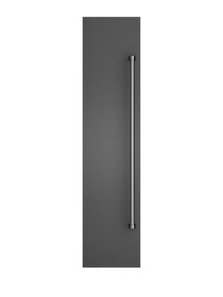 Front. Viking - 18"W. Door Panel for Viking Veil FDFZIC7180L & FDFZIC7180R Ref./Frz. Models - Damascus Gray - Damascus Gray.