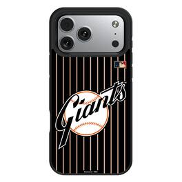 Keyscaper - MLB - San Francisco Giants Bump Case with 8.2ft Drop Protection - 16 Pro Max - Multicolor