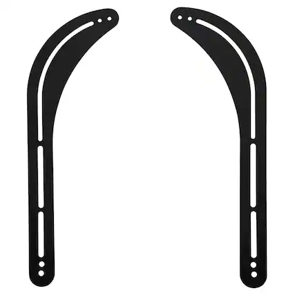 Front. Mount-It! - Universal Sound Bar Mount for Most TVs with VESA Compatibility and Heavy‑Duty Steel Bracket - Black.