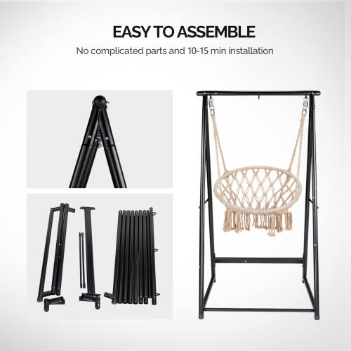 EASY TO ASSEMBLE  
No complicated parts and 10-15 min installation