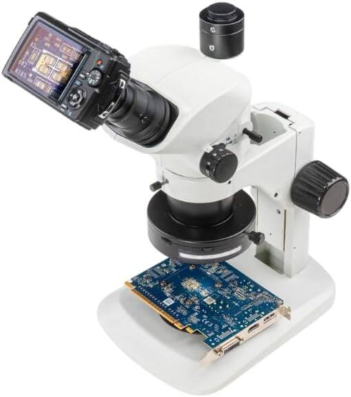 Alt View 2. OM System - OM SYSTEM TG-7 INDUSTRY Digital Camera and NY-TGV Microscope Adapter Kit (Black) - Black.