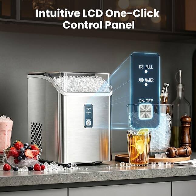 Intuitive LCD One-Click Control Panel

ICE FULL
ADD WATER
ON/OFF