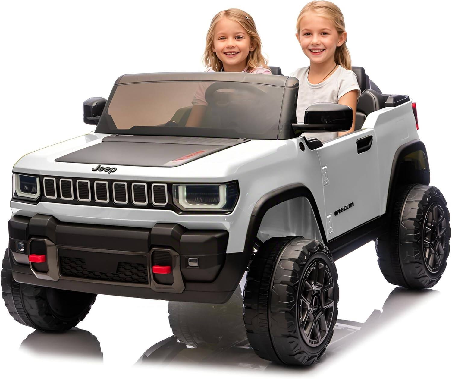 Electrodes Masters - 24v Licensed Kids Ride on Car, 2 Seater Electric Truck for Big Kids with Parent Remote Control, 3 Speeds price history on PriceWatchPro