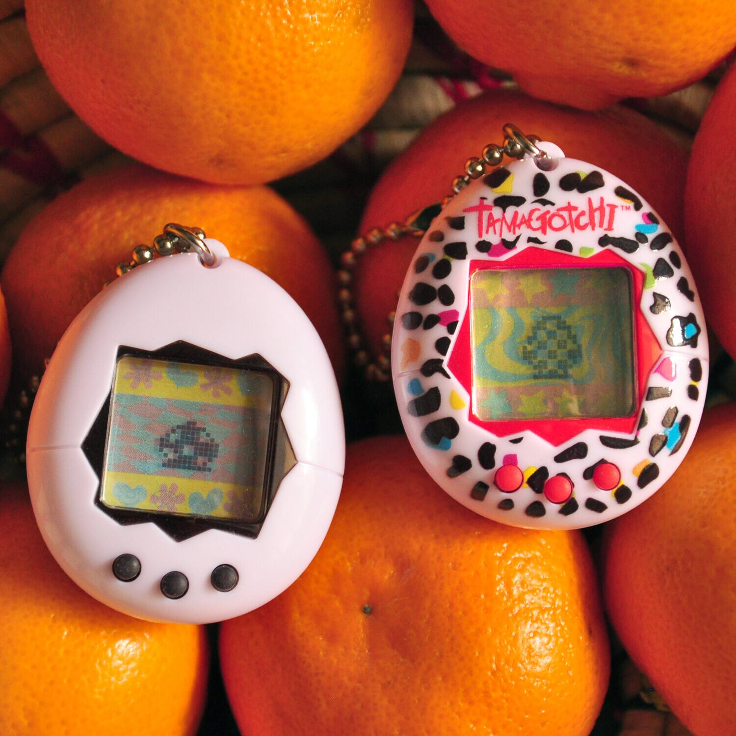 Alt View 3. Bandai - Bandai America - Original Tamagotchi, White with Black   - Collectibles - Multicolor.