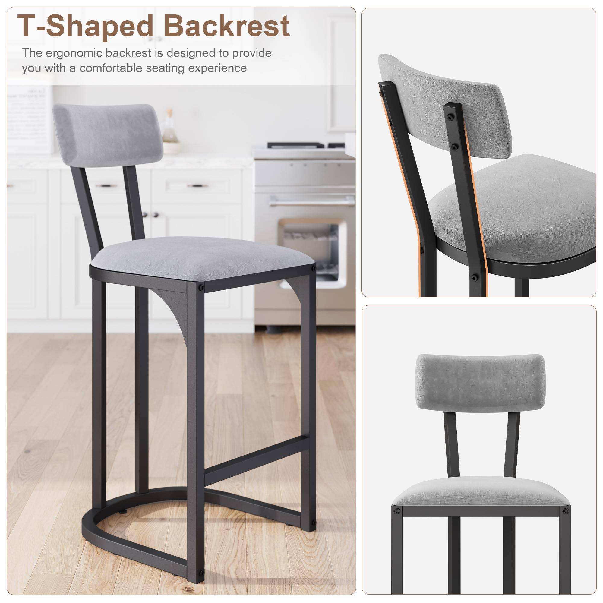 T-Shaped Backrest

The ergonomic backrest is designed to provide you with a comfortable seating experience.