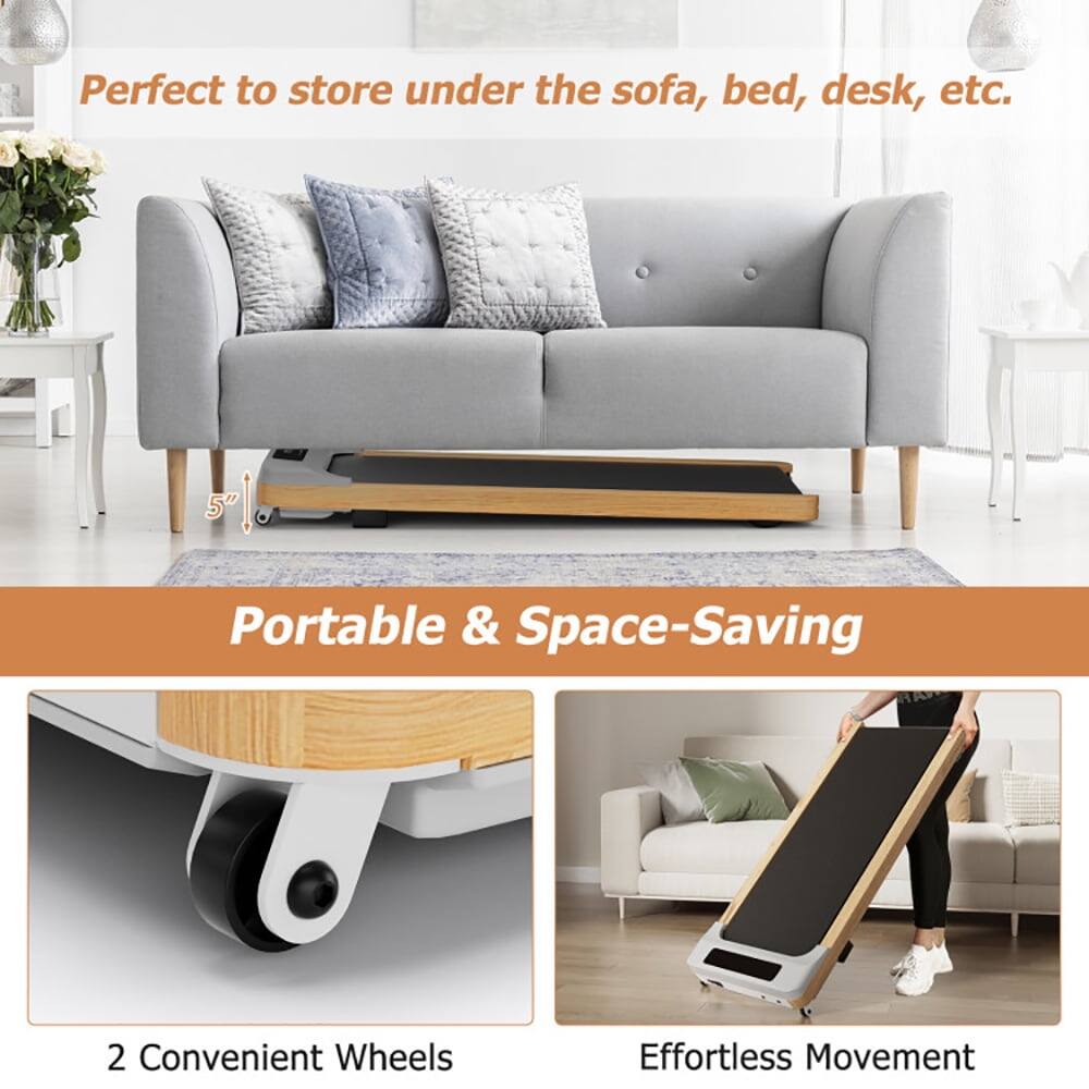 Perfect to store under the sofa, bed, desk, etc.

5" 510 Portable & Space-Saving

2 Convenient Wheels

Effortless Movement