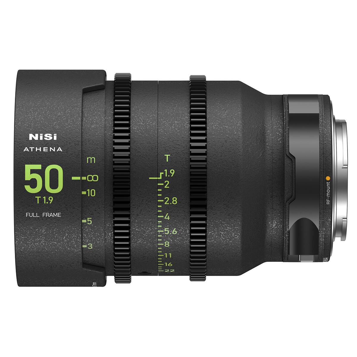 NiSi  
ATHENA m 50 --00 -10 T1.9 FULL FRAME  
T 1.9 2 2.8 4 5.6  
RF-mount  
3  
8 11  
16 22  
Timm