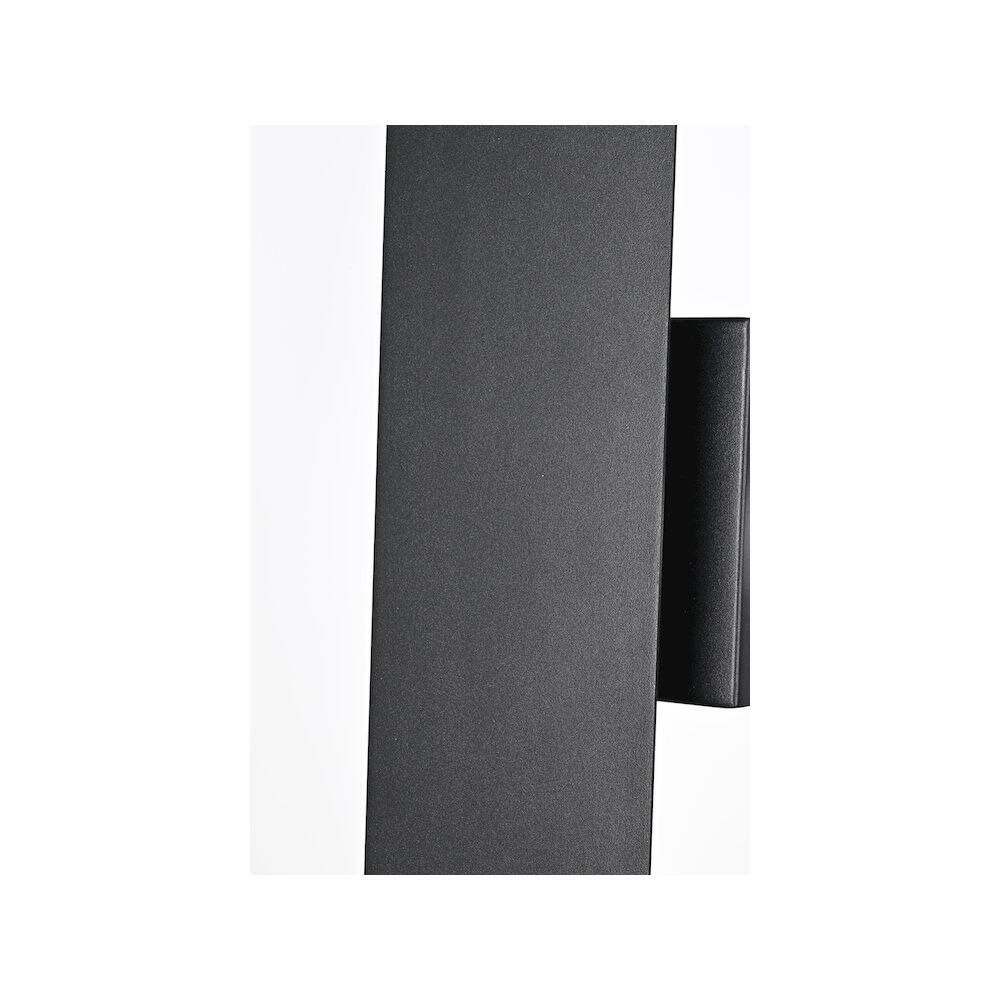 Alt View 2. Elegant Lighting - Waylen 4.5 x 48 inch Outdoor Wall Sconce in Black - Black.
