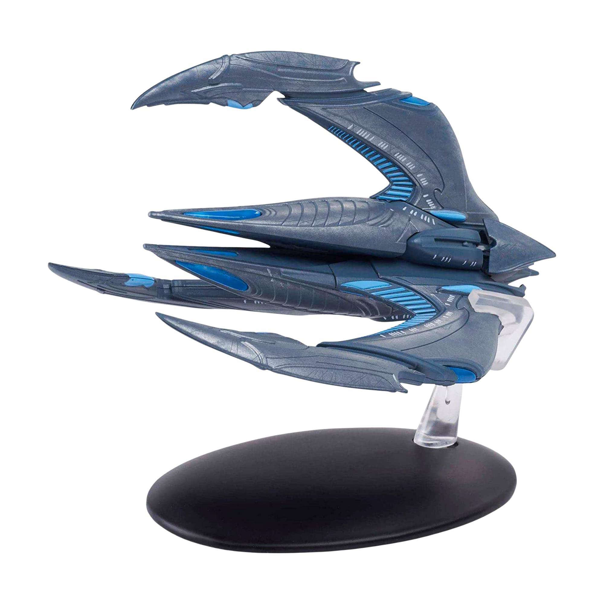 Alt View 2. Eaglemoss - Eaglemoss Star Trek Starship Replica | Xindi Insectoid Ship - Blue.