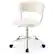 Alt View 19. Costway - Swivel Adjustable Faux Fur Computer Desk Chair - White.