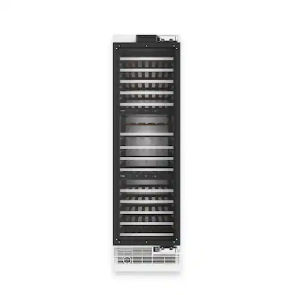 Front. Thor Kitchen - 100 Bottle Tri-Zone Built-In Wine Cooler Panel Ready - Panel Ready.