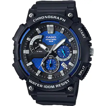 CHRONOGRAPH
CASIO
WATER RESIST 100M
START
SPLIT
WATER 100M RESIST
