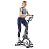 Sunny Health & Fitness - Smart Extra Long Range Climber Stepper with Handlebar - Gray