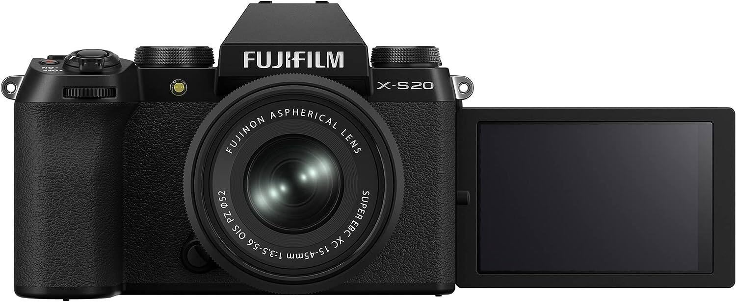 FUJIFILM X-S20  
FUJINON ASPHERICAL LENS  
SUPER PZ OIS EBC XC 1:3.5-5.6 15-45mm