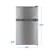 Alt View 4. Insignia™ - 3.1 Cu. Ft. Mini Fridge with Top Freezer and ENERGY STAR Certification - Stainless Steel Look.