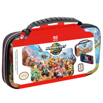 Game Cards Traveler holds Deluxe Travel Case M Shudo Official Nintendo Licensed Product 0D2 CSTENN SWITCH MARIOKART WORLD 3 M w ADWATT 002 DESIDA SRITCH RTV