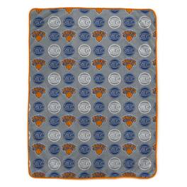 Pegasus - New York Knicks 66" x 95" Oversized Logo Roll Ultra Cozy Blanket - Multicolor