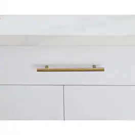 Elegant Decor - Quinn 6-5/16" Center to Center Bar Pull Multipack (set of 10) - Brass