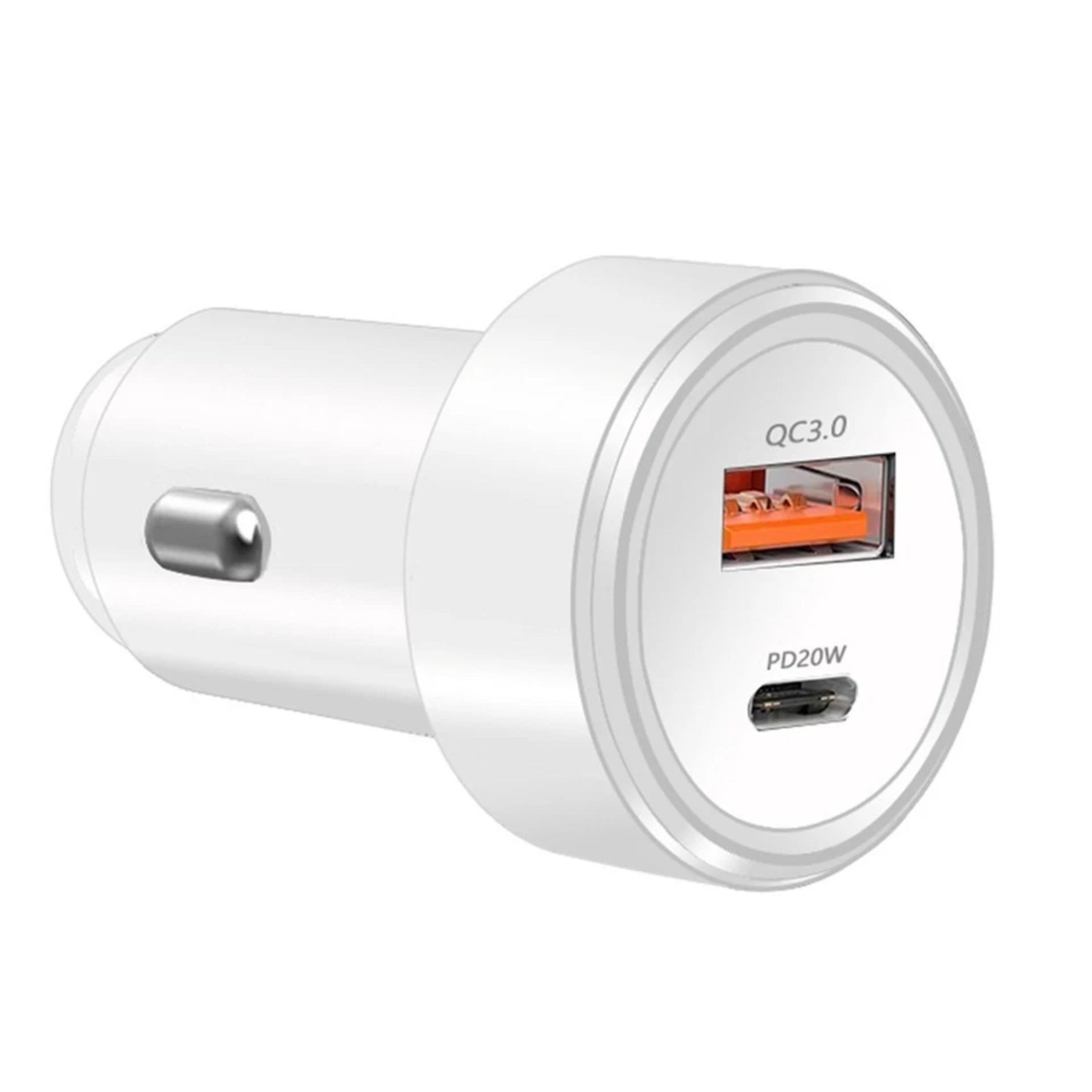 Kitcheniva - Dual-Port USB C Car Charger 30W White 2 Pack price history on PriceWatchPro
