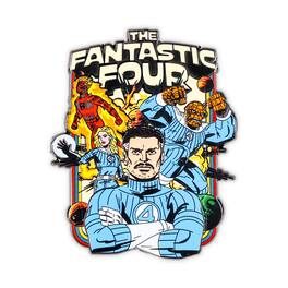 Marvel - Studios The Fantastic Four: First Steps Team Collage Enamel Pin - Multi-Colored