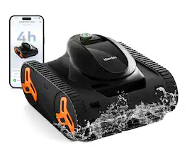 iGARDEN - KN Series Robotic Pool Cleaner, 4H Runtime Cover up to 3617 Sq.ft, Lightweight Pool Vacuum